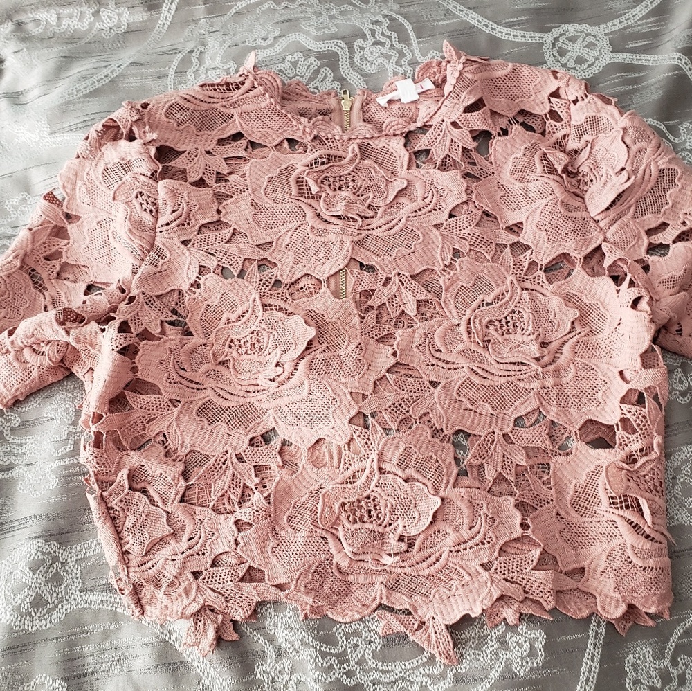 Baby pink blouse